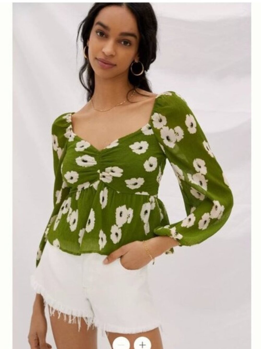 ASTR Toscana Babydoll Blouse - M